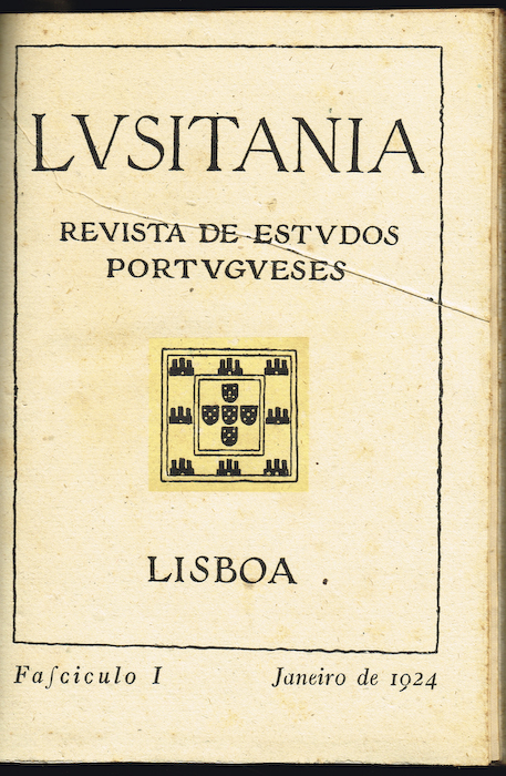 LUSITANIA - Revista de estudos portugueses